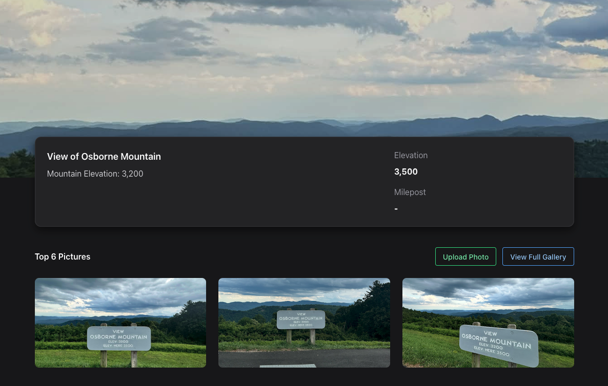 Individual Overlook Pages